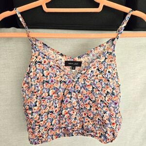 💫3 for 15$💫 Floral Cropped Tank Top